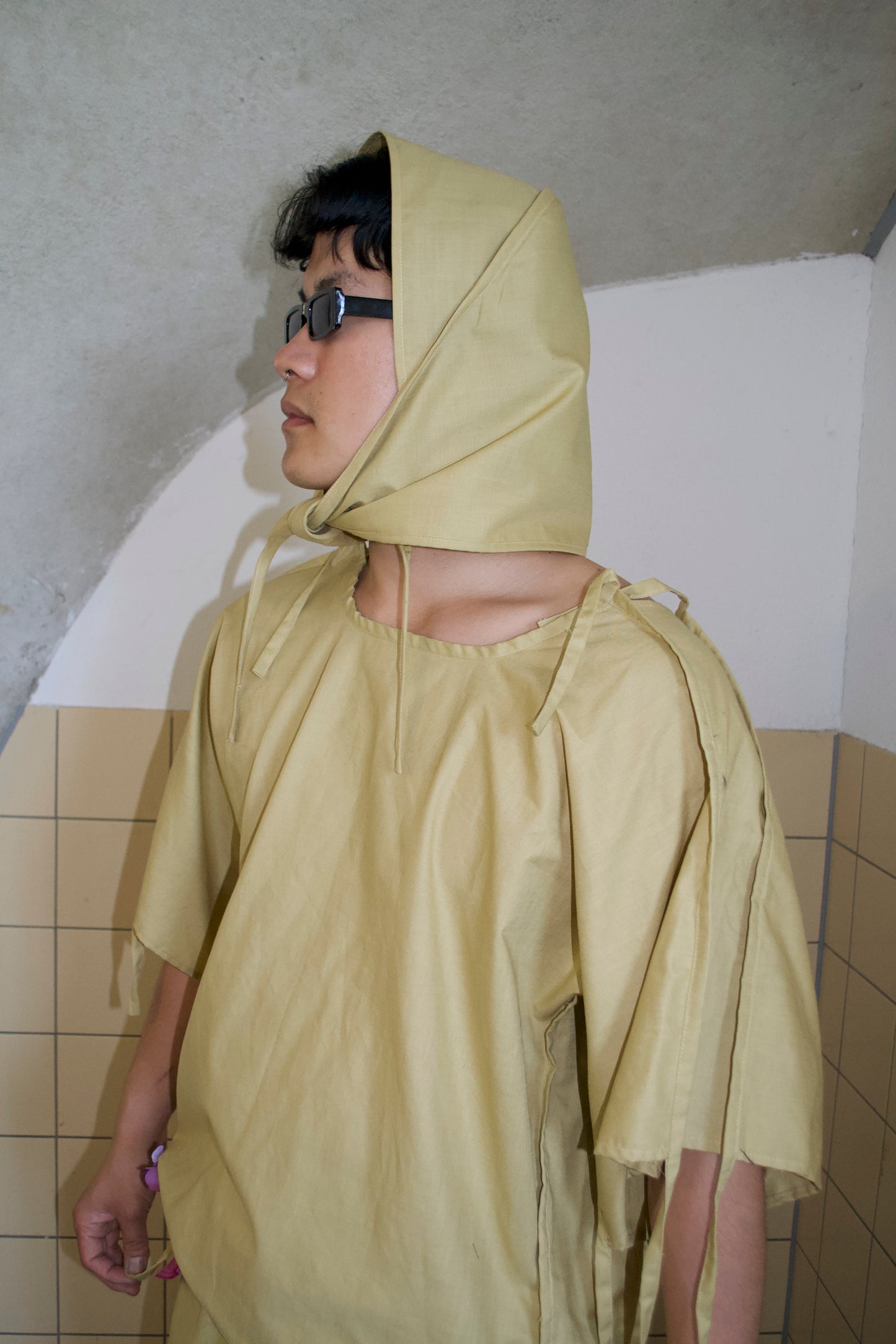 Urs Scarf Beige Cotton